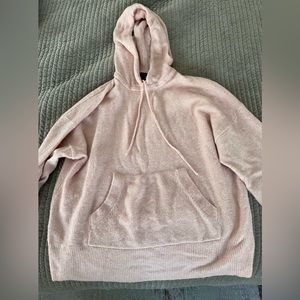 Pink jcrew hoodie large